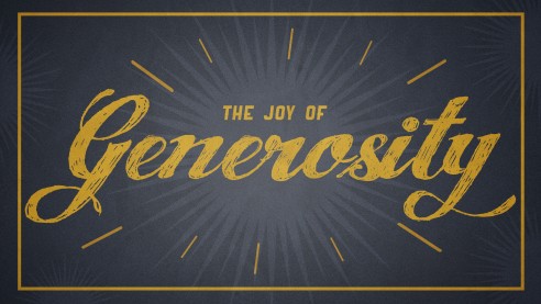 The Joy of Generosity